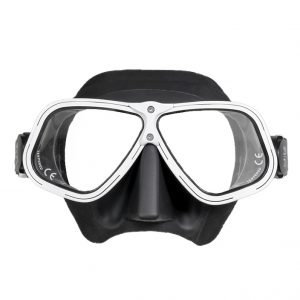 29/71 White Ergonomic Freediving Mask