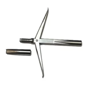 Spearfishing Stainless Steel CROWN Tip Pelengas (2 Petals)