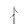 Abysstar Stainless Steel Tip with Offset Fins