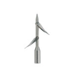 Abysstar Stainless Steel Tip with Offset Fins