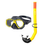 Abysstar Argo Black SR Mask + Snorkel Set
