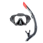 Abysstar Papillon Black SR Mask + Snorkel Set