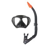 Abysstar Coral Black Mask + Snorkel Set
