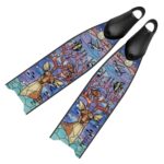 Prussian Blue Coral Deer Fins
