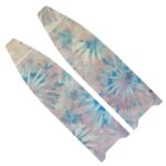 Prussian Blue Floral Fade Blades