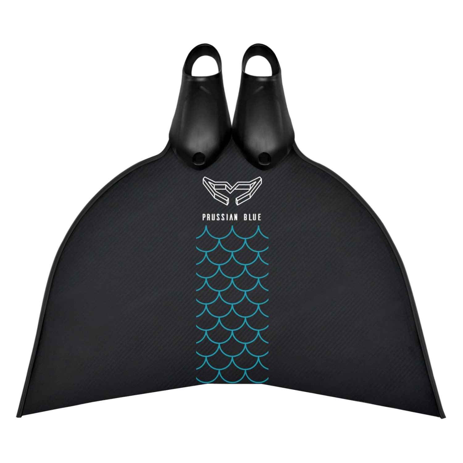 Prussian Blue Sea Pule Carbon Mermaid Monofin