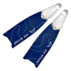 Prussian Blue Ocean Veins Short Fins