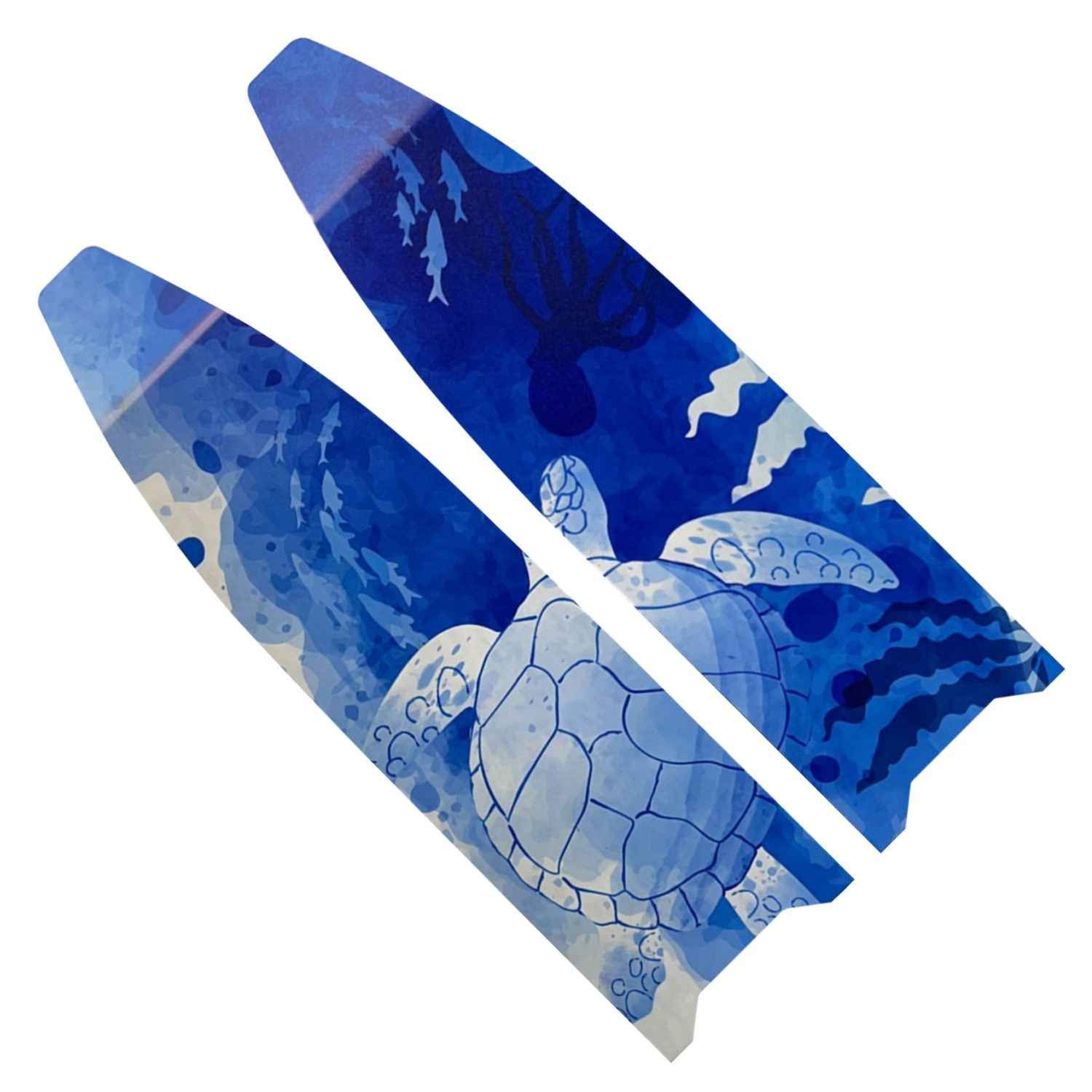 Prussian Blue Ocean Soaring Carbon Blades - Limited Edition