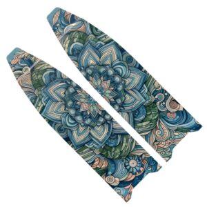 Prussian Blue Spiral Mind Blades