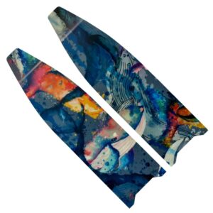 Prussian Blue Splash Blades
