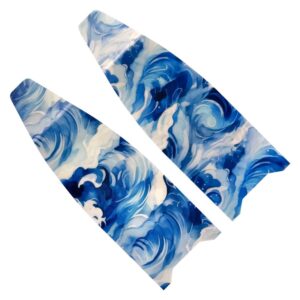 Prussian Blue Tidal Wave Short Blades