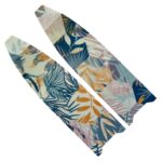 Prussian Blue Tropical Forest Blades