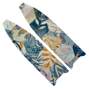 Prussian Blue Tropical Forest Blades