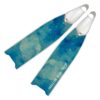Prussian Blue Watercolor Bleed Fins - Limited Edition