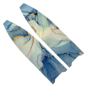 Prussian Blue Watercolor Memory Blades