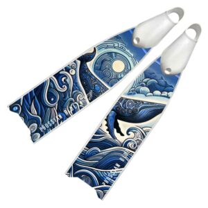 Prussian Blue Whale of The Moon Fins