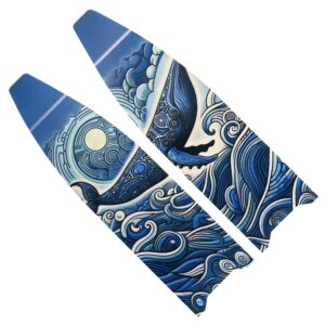 Prussian Blue Whale of The Moon Blades
