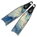 Prussian Blue Watercolor Memory Fins