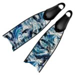 Prussian Blue Whale Tide Short Fins