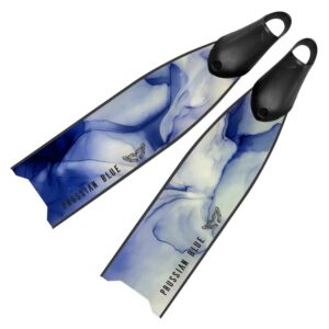 Prussian Blue Purple Splash Fins