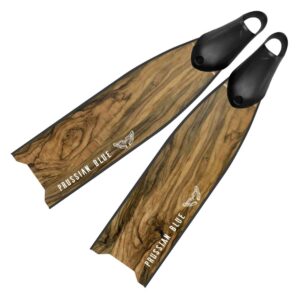 Prussian Blue Wood Grain Fins