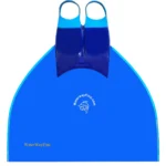 WaterWay Monofin Model 1 Blue